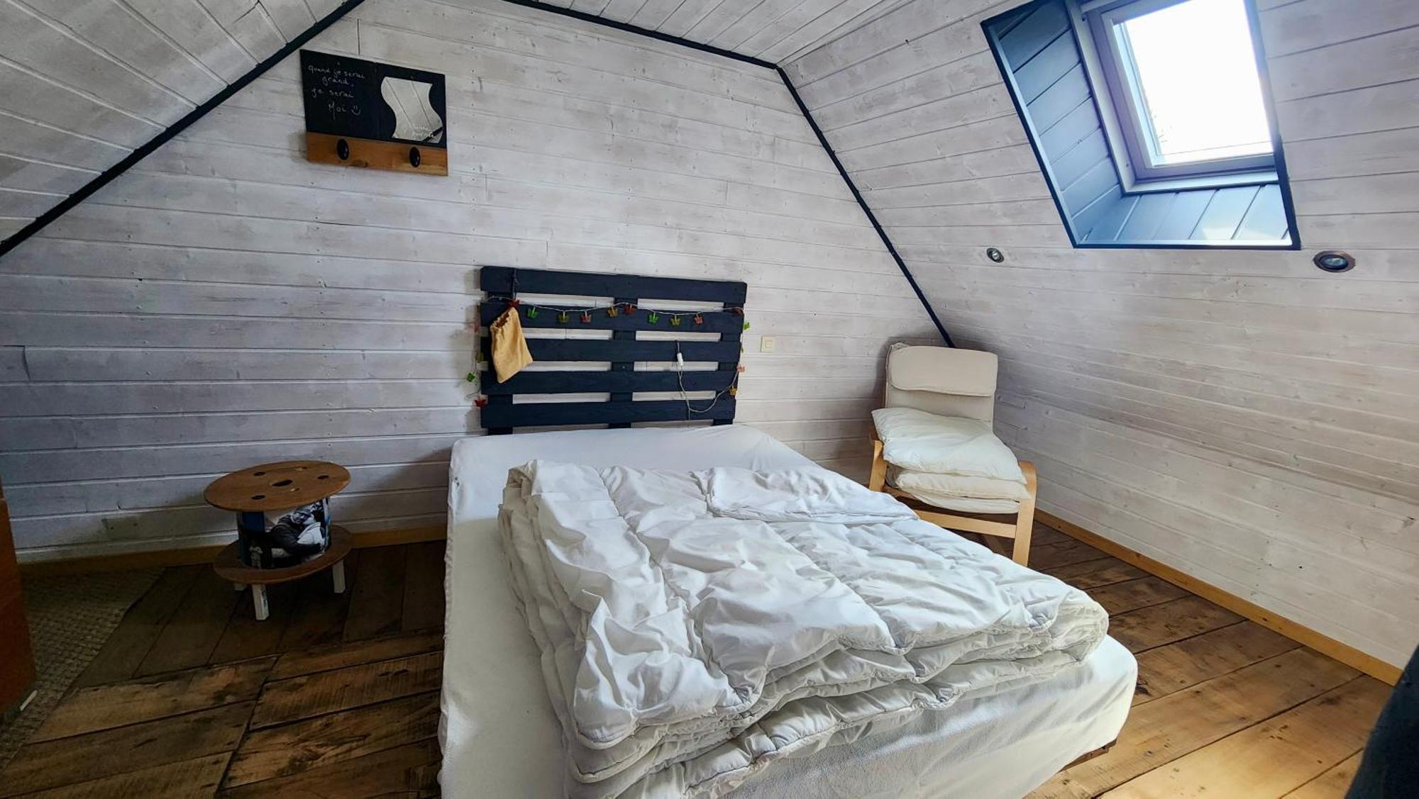 La Petite Maison En Bois Bleue Quiberville Extérieur photo
