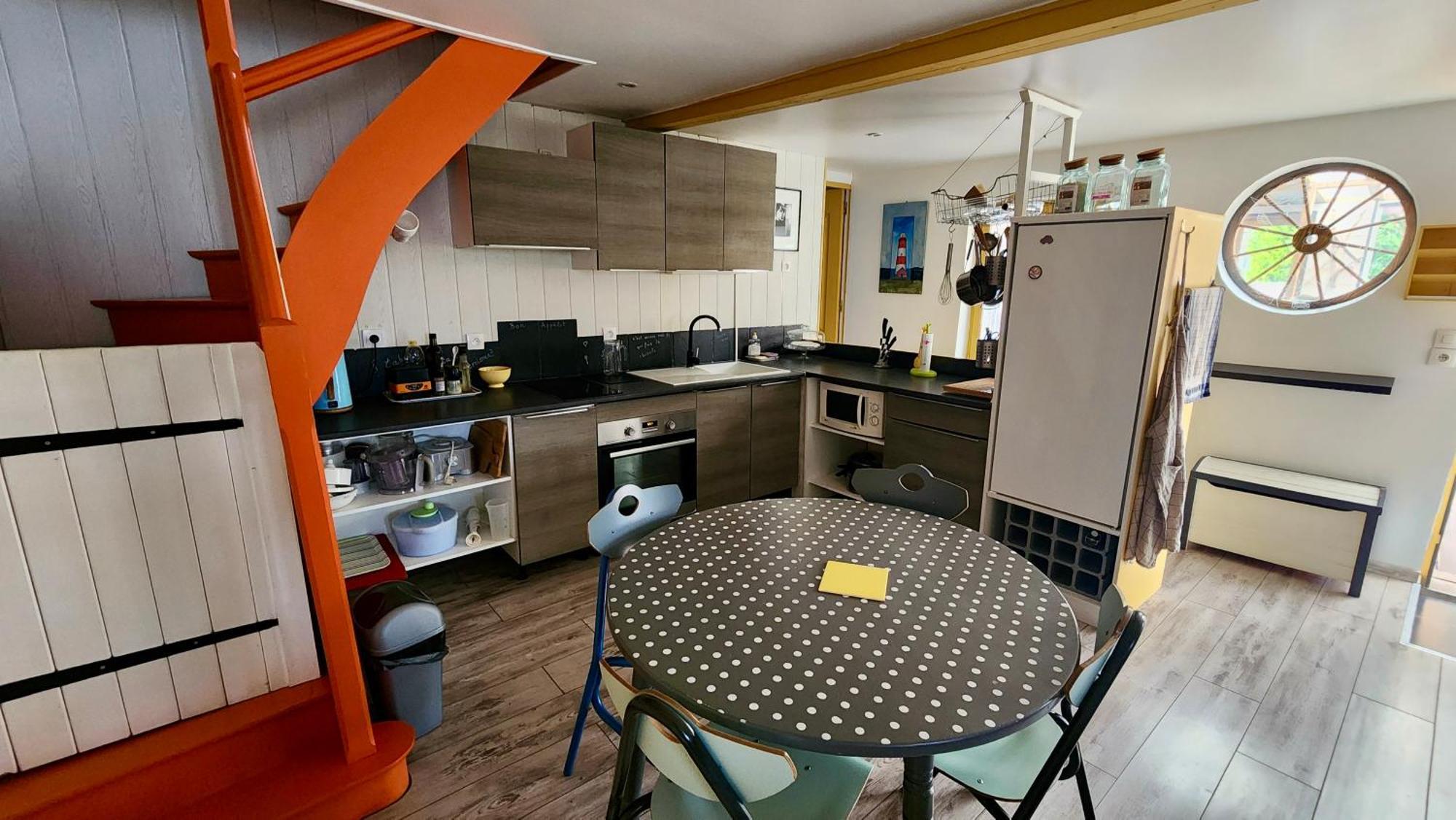 La Petite Maison En Bois Bleue Quiberville Extérieur photo