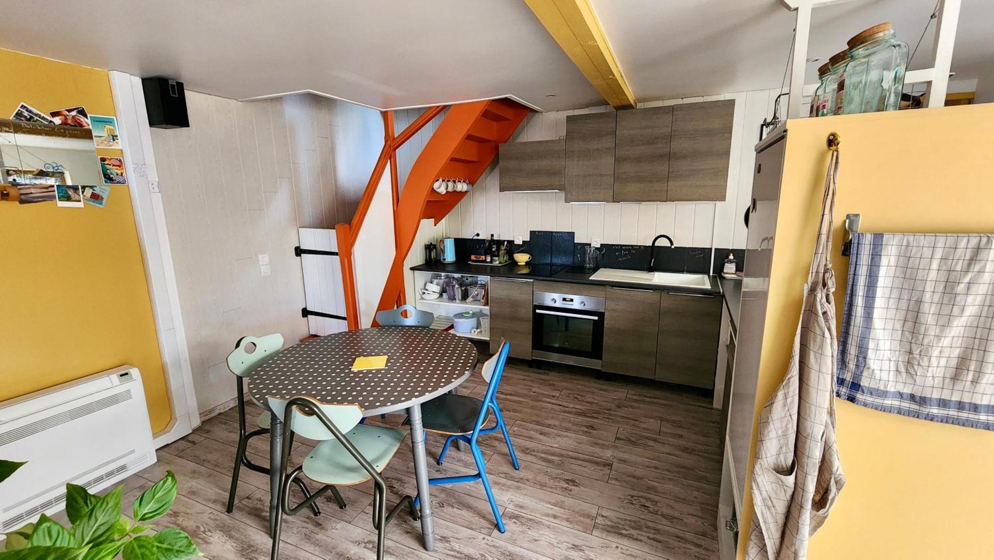 La Petite Maison En Bois Bleue Quiberville Extérieur photo